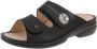 FinnComfort FINN COMFORT slipper muiltje Sansibar Nappaseda schwarz zwart - Thumbnail 1