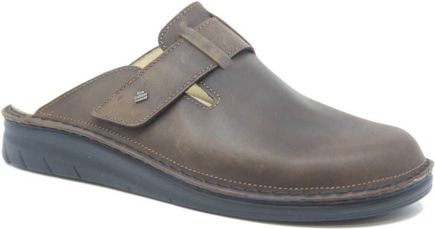 Finn Comfort Heren slippers in effen kleur