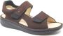 Finn comfort SKIANTHOS 01701-902763 Bruine heren sandalen wijdte H - Thumbnail 1
