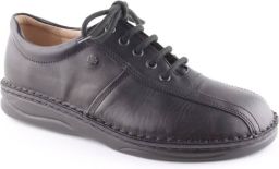Finn Comfort Huisschoen 'Slipper Herren 01108 055099 Echtleder in schwarz' zwart