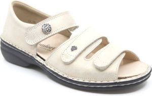 FinnComfort Finn Comfort ADELAIDE 02565-769481 Beige kleurige sandalen met dichte hiel