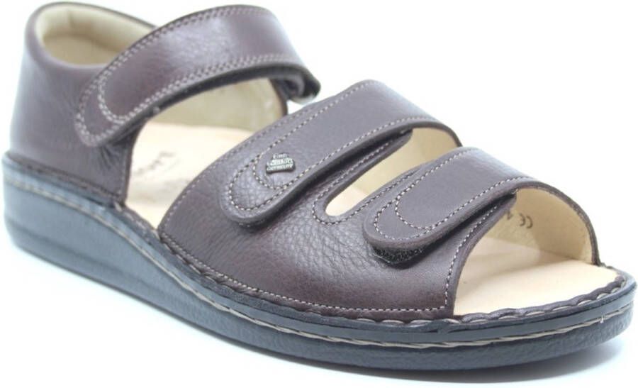 FinnComfort Finn Comfort BALTRUM 01518-676130 Bruine heren sandalen met gesloten hie
