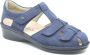 FinnComfort Finn Comfort FUNEN 02666-761319 Blauwe dames sandalen met dichte neus - Thumbnail 1
