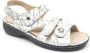 FinnComfort Finn Comfort GOMERA 02562-774412 Off White combi kleurige dames sandalen - Thumbnail 1