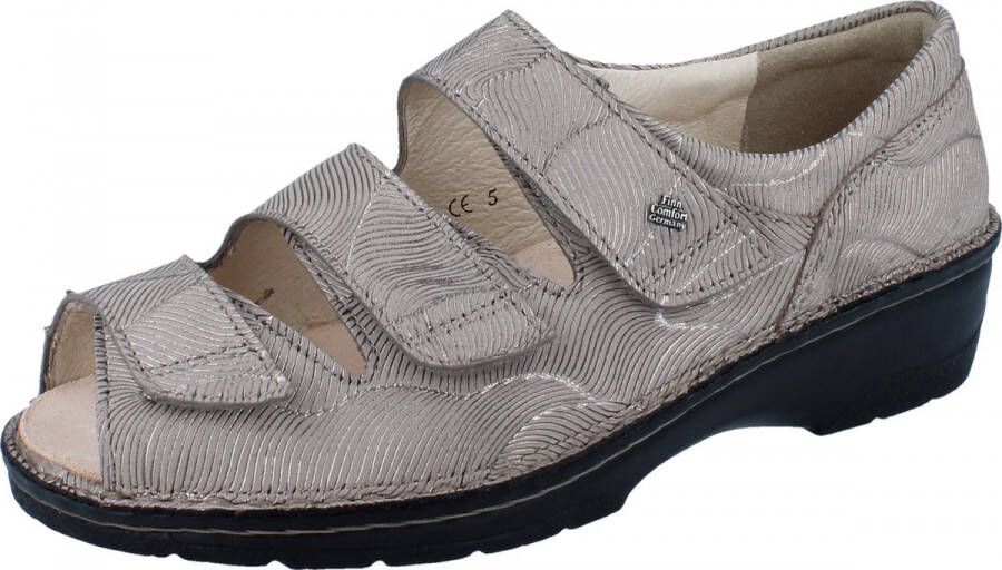 FinnComfort Finn comfort Ischia zand metallic sandaal