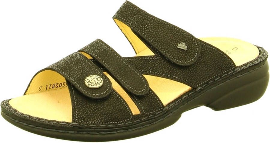 FinnComfort Ventura black S longbeach slipper Finn Kleur Zwart)