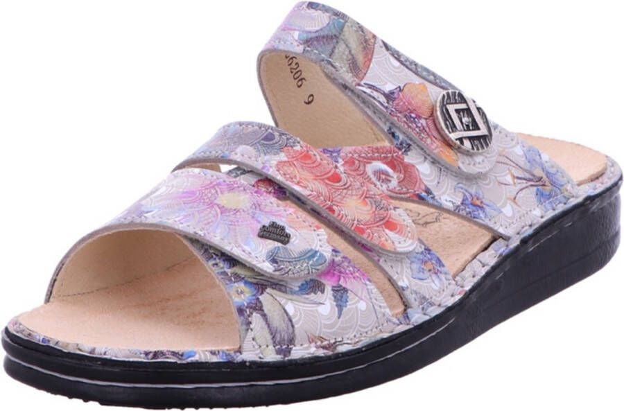 Finn Comfort Comfortabele leren slippers