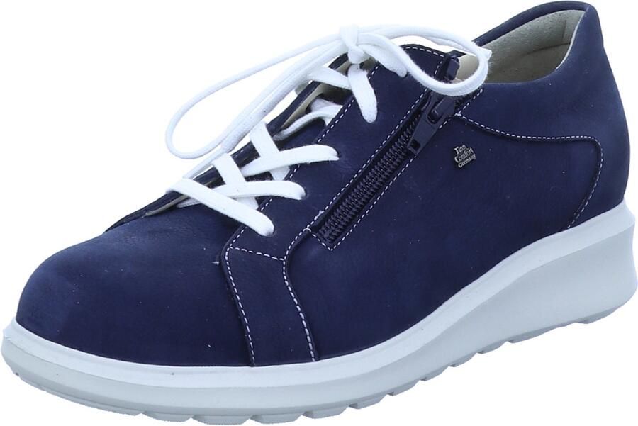 FinnComfort 2249-390518 dames veterschoenen blauw