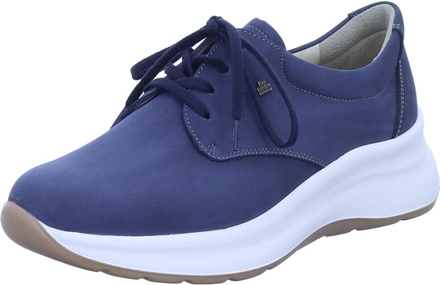 FinnComfort 3621-832046 dames veterschoenen blauw
