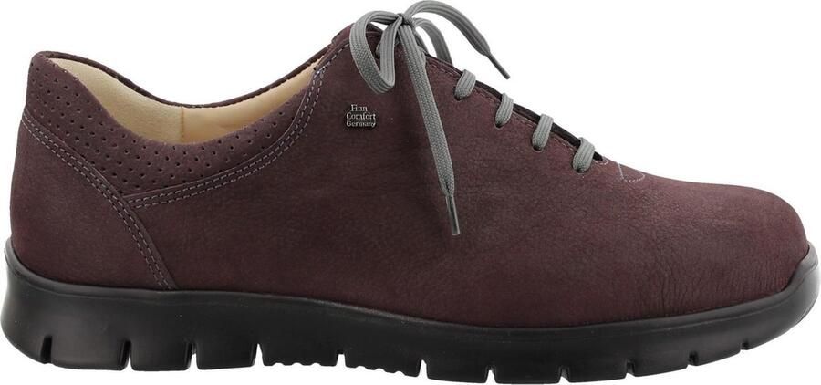 FinnComfort Birkenstock Salvador Plum Veterschoenen Comfortschoenen Dames middel