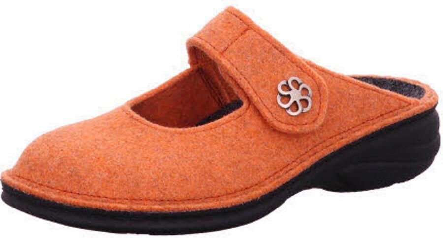 FinnComfort dames pantoffels oranje