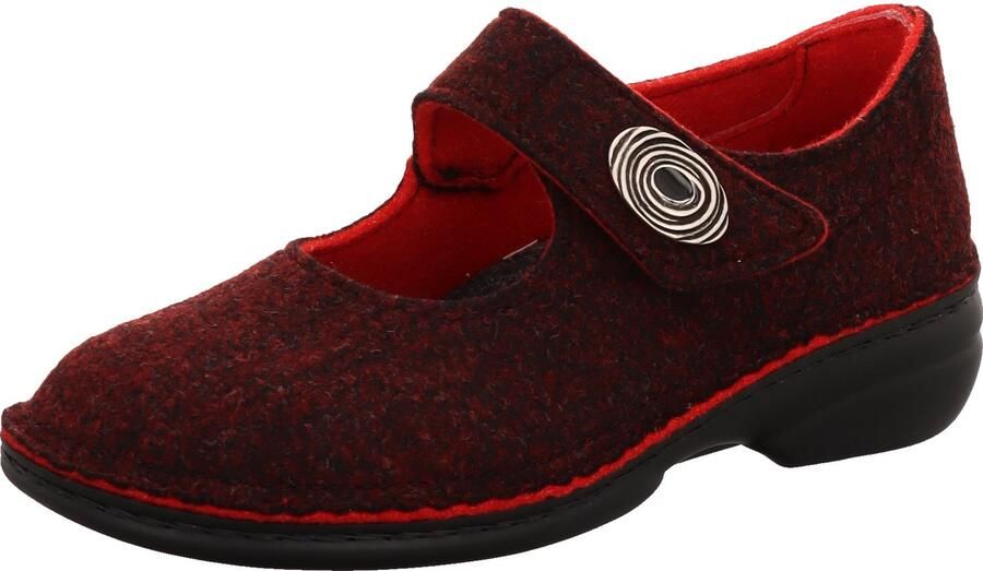 FinnComfort dames pantoffels rood