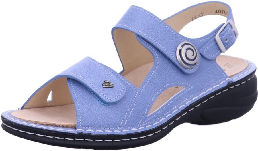 Finn Comfort Blauwe Comfort Sandalen