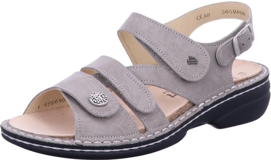 Finn Comfort Sandaal 'Sandalette Damen 02562 825081 Rauleder in beige' beige