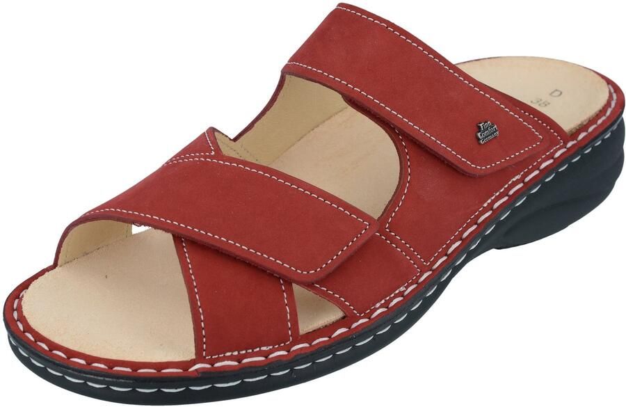 Finn comfort sandaal Suva nubuk pomodore rood )