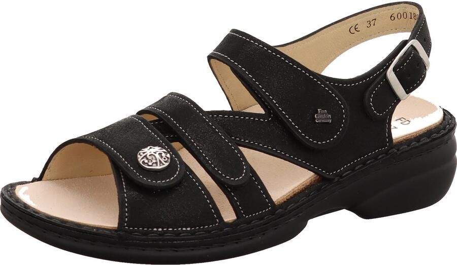 FinnComfort Dames Sandaletten zwart