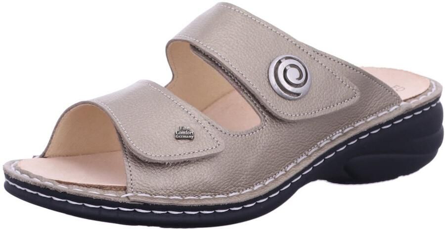 Finn Comfort Comfortabele Slippers in Effen Kleur