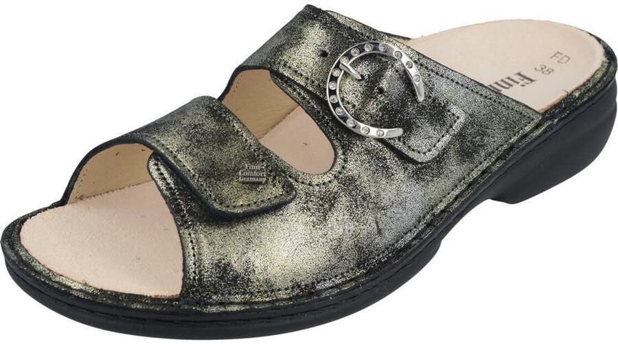 FinnComfort dames slippers bruin