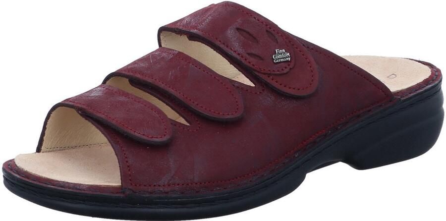 Finn Comfort Rode dames slippers