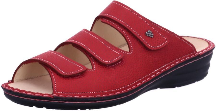 FinnComfort dames slippers rood