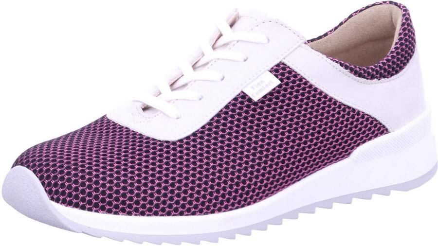 Finn Comfort Sportieve veterschoen 'Sneaker Low Damen 2791-902862 Echtleder in rot' rood - Foto 3