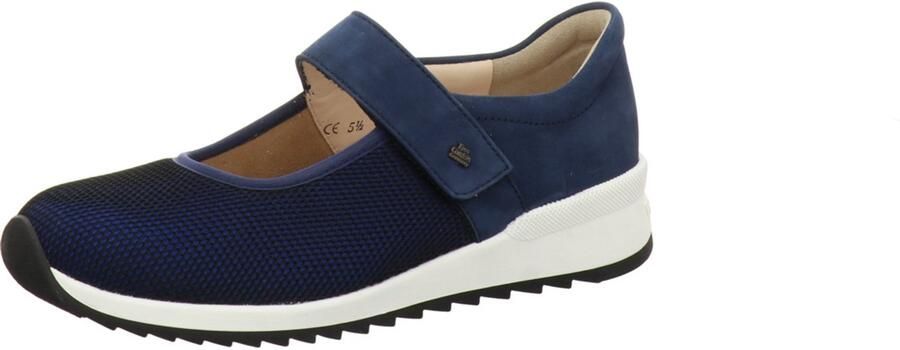Finn Comfort Blauwe damessneaker comfortabel en veelzijdig