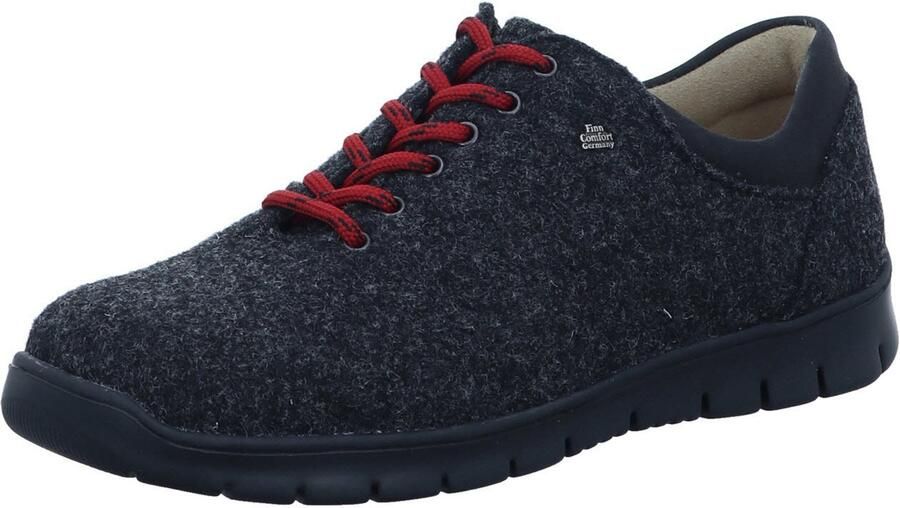 FinnComfort dames veterschoenen grijs