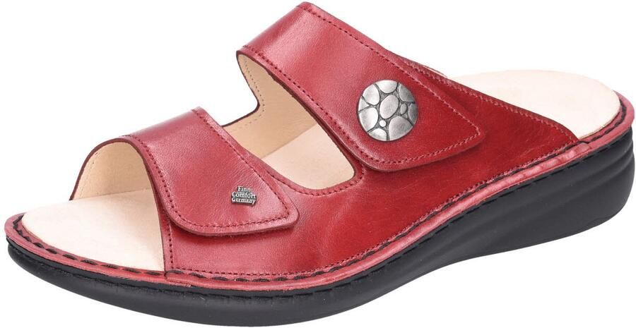 FinnComfort dames veterschoenen rood