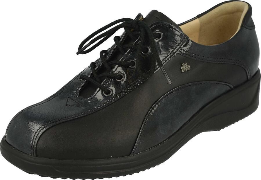 FinnComfort dames veterschoenen zwart