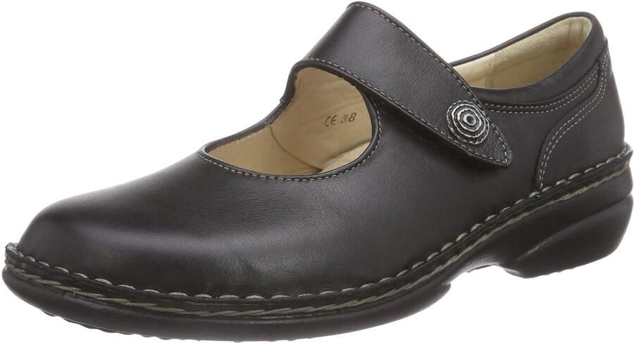 Finn Comfort Nubuck Schoen met Klittenbandsluiting