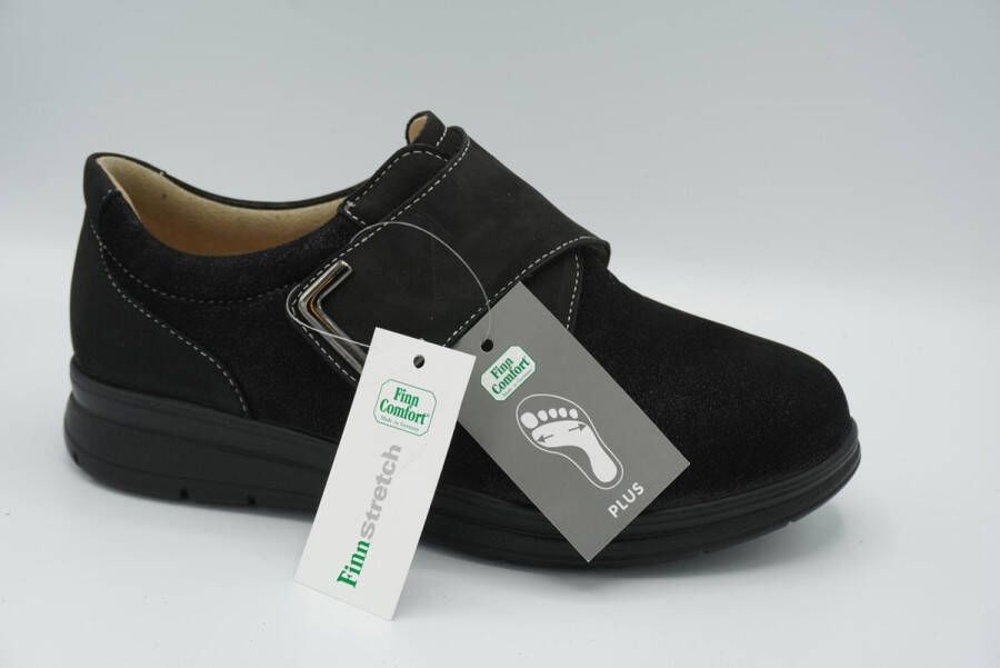 FinnComfort Zwart Balena stretch klittenband Finn comfortDames(41 Kleur Zwart ) - Foto 3
