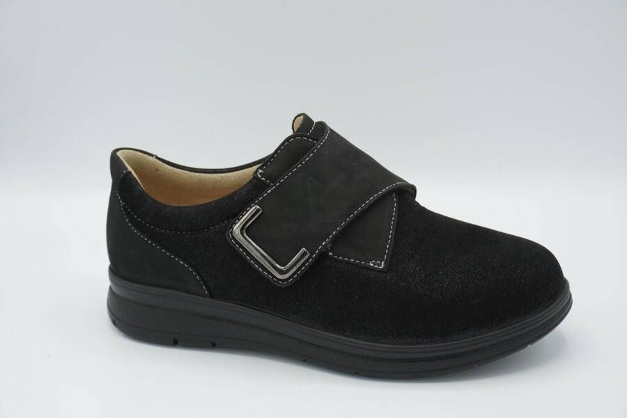 FinnComfort Zwart Balena stretch klittenband Finn comfortDames(41 Kleur Zwart ) - Foto 4