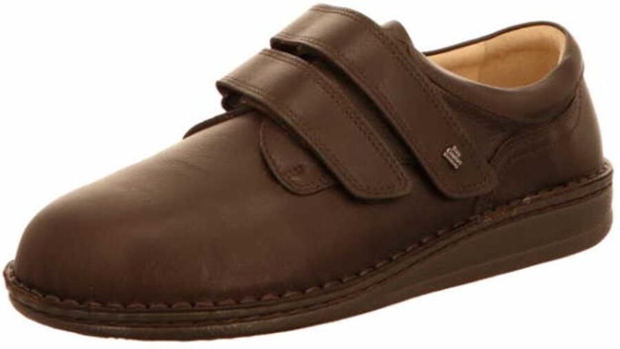 Finn Comfort Casual Veterschoen in Donkerbruin