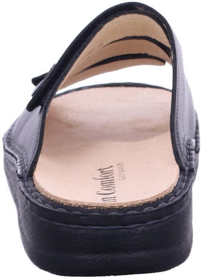 FinnComfort Finn Comfort RIAD 01505-676393 Zwarte heren slippers met klittenband sluiting - Foto 2