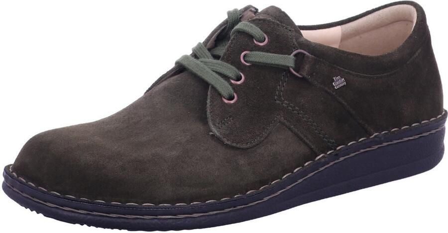 FinnComfort heren veterschoenen olijfgroen