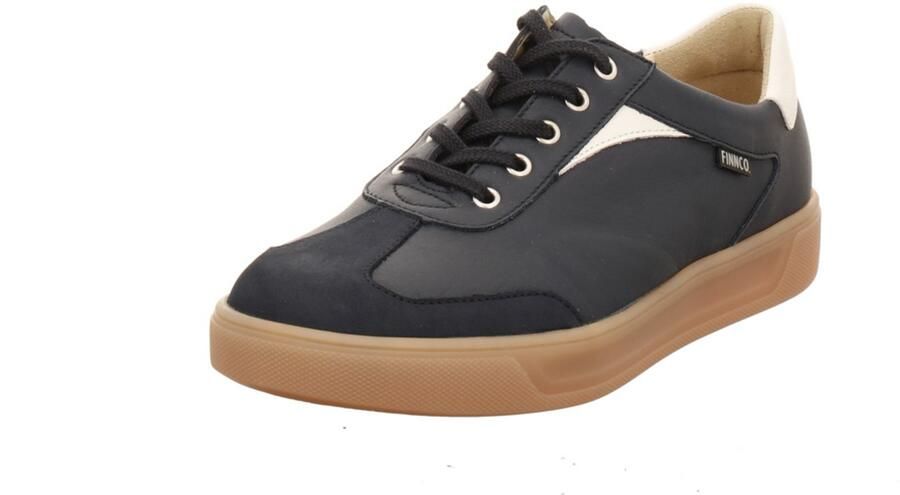 FinnComfort Interlagos navy dames veterschoenen blauw