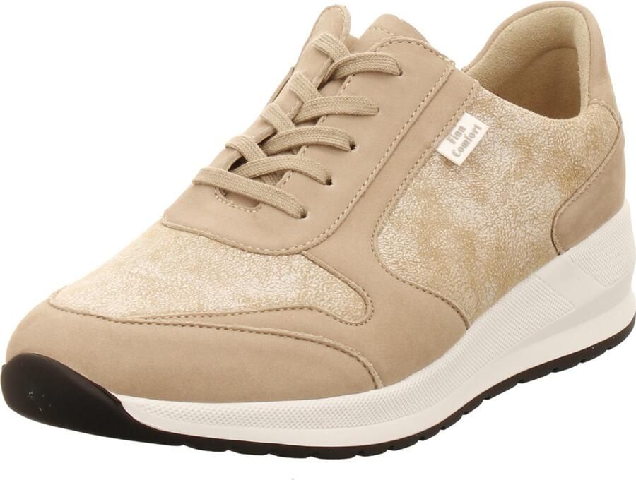 FinnComfort Mori taupe dames veterschoenen beige