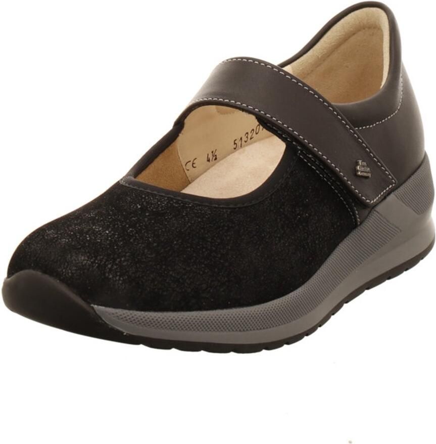 FinnComfort Sakae schwarz dames veterschoenen zwart