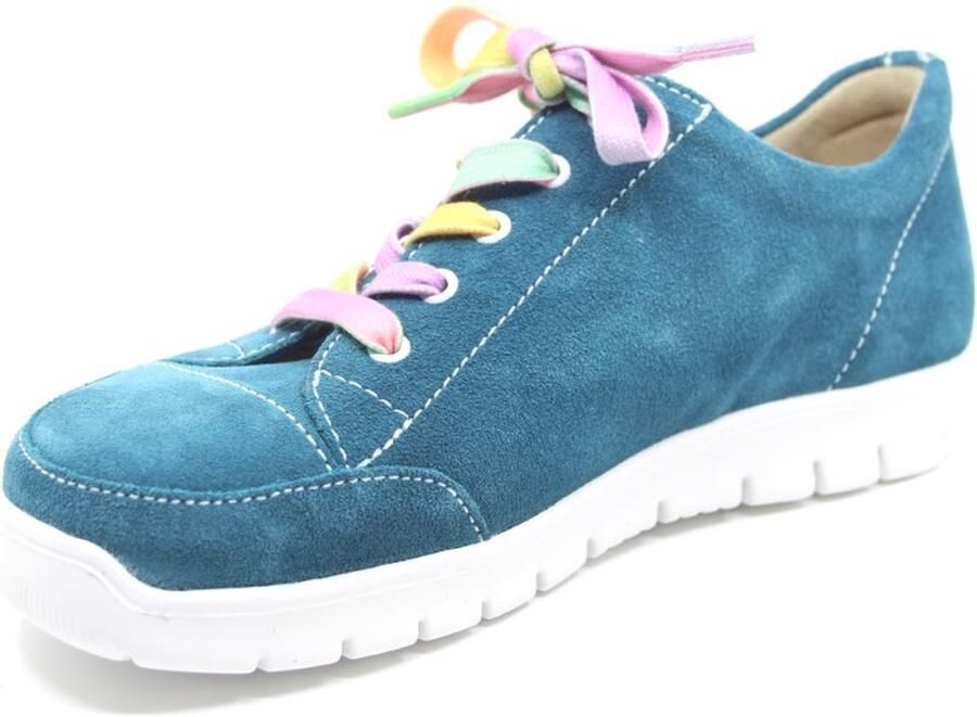 FinnComfort Finn Comfort SWANSEA 02860-735483 Petrol lichtgewicht veterschoenen wijdte H - Foto 2