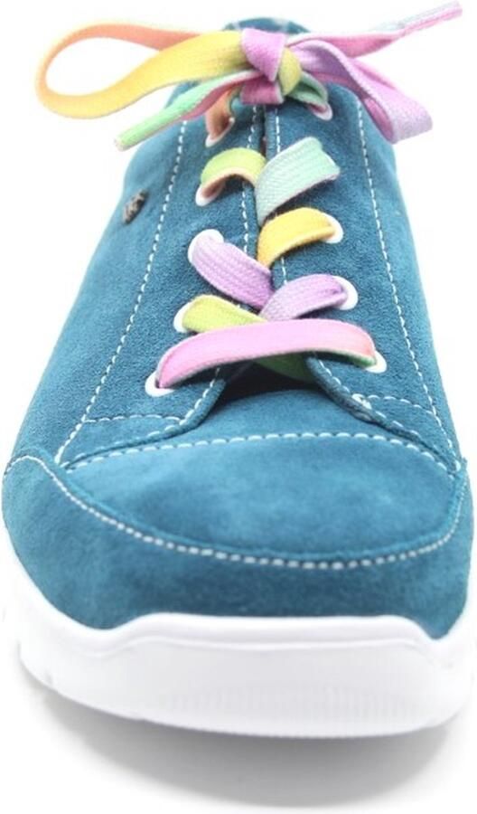 FinnComfort Finn Comfort SWANSEA 02860-735483 Petrol lichtgewicht veterschoenen wijdte H - Foto 4
