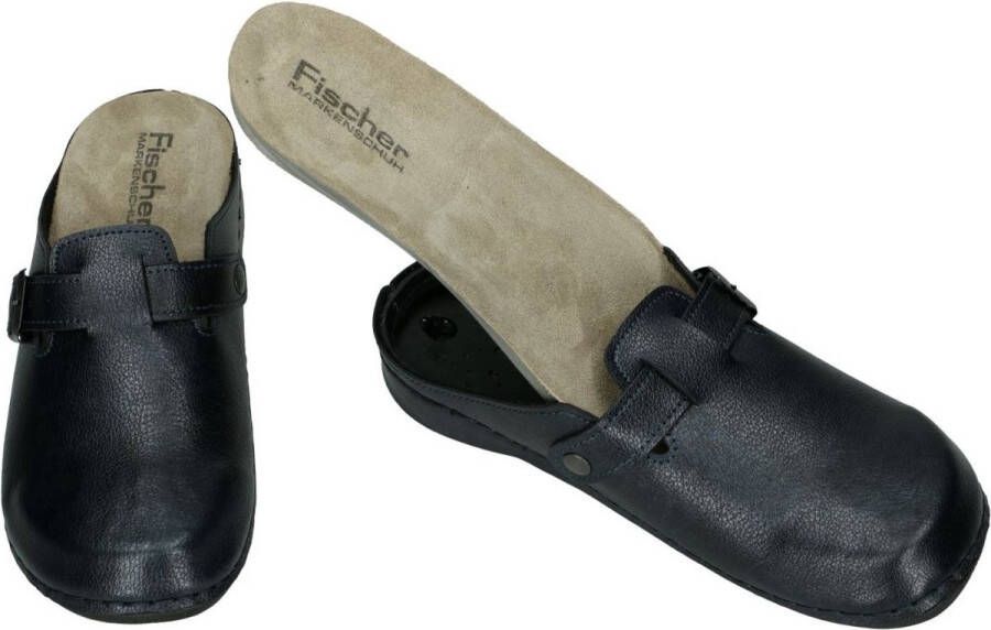 Fischer -Dames blauw donker pantoffels