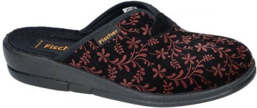 Fischer -Dames bordeaux pantoffel muil