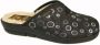Fischer -Dames bordeaux pantoffels - Thumbnail 1
