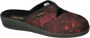 Fischer -Dames bordeaux pantoffels - Thumbnail 1