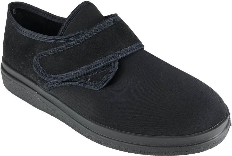 Fischer 13948 zwarte pantoffel met stretch Steunzolen
