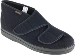 Fischer 13997 zwarte pantoffel met velcro voor steunzolen