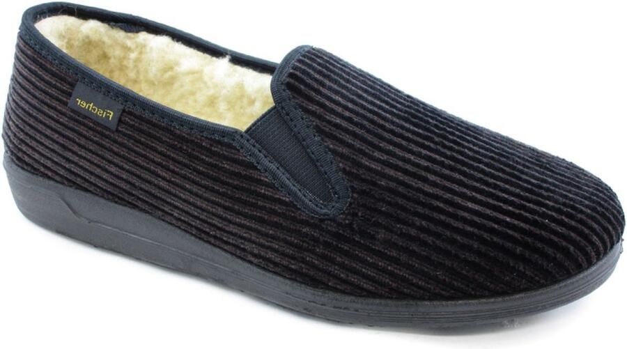 Fischer -Heren bruin donker pantoffels & slippers - Foto 3