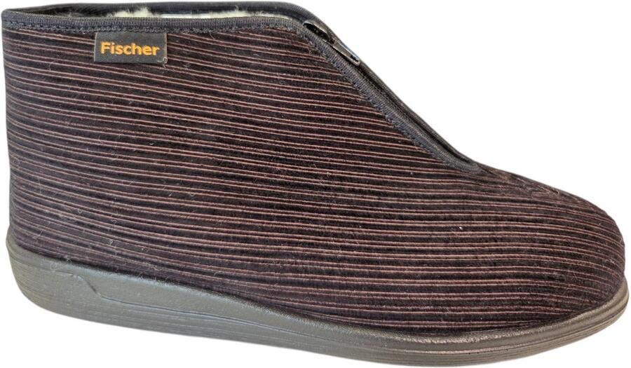 Fischer -Heren bruin pantoffels & slippers - Foto 3