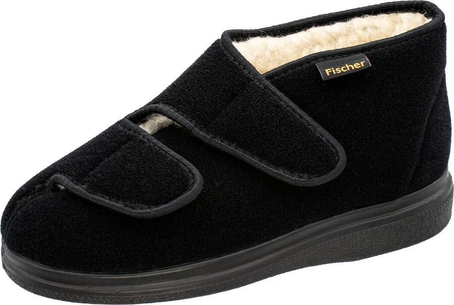 Fischer pantoffel 2 klit gevoerd 13987 222 K leest