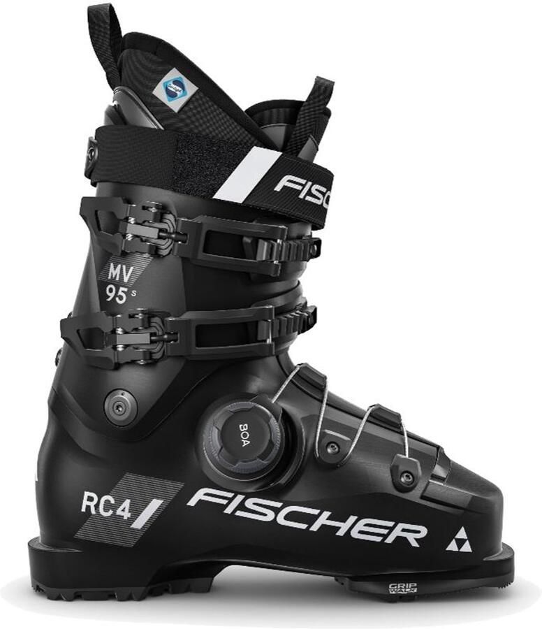 Fischer R 95 MV S Boa Dames Skischoen Black Black